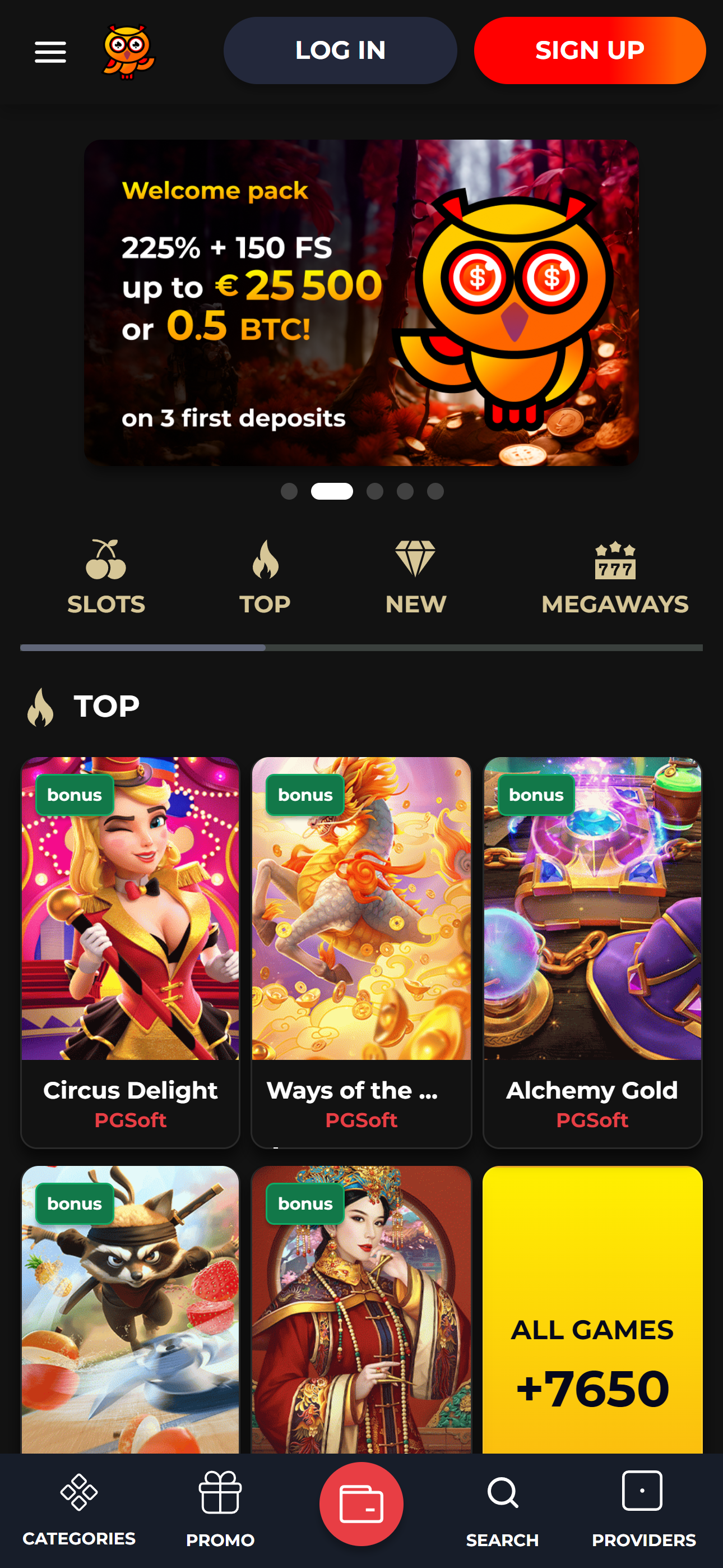 Betsomnia Casino — mobiel